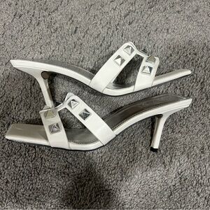 Rouge! White Studded Heels